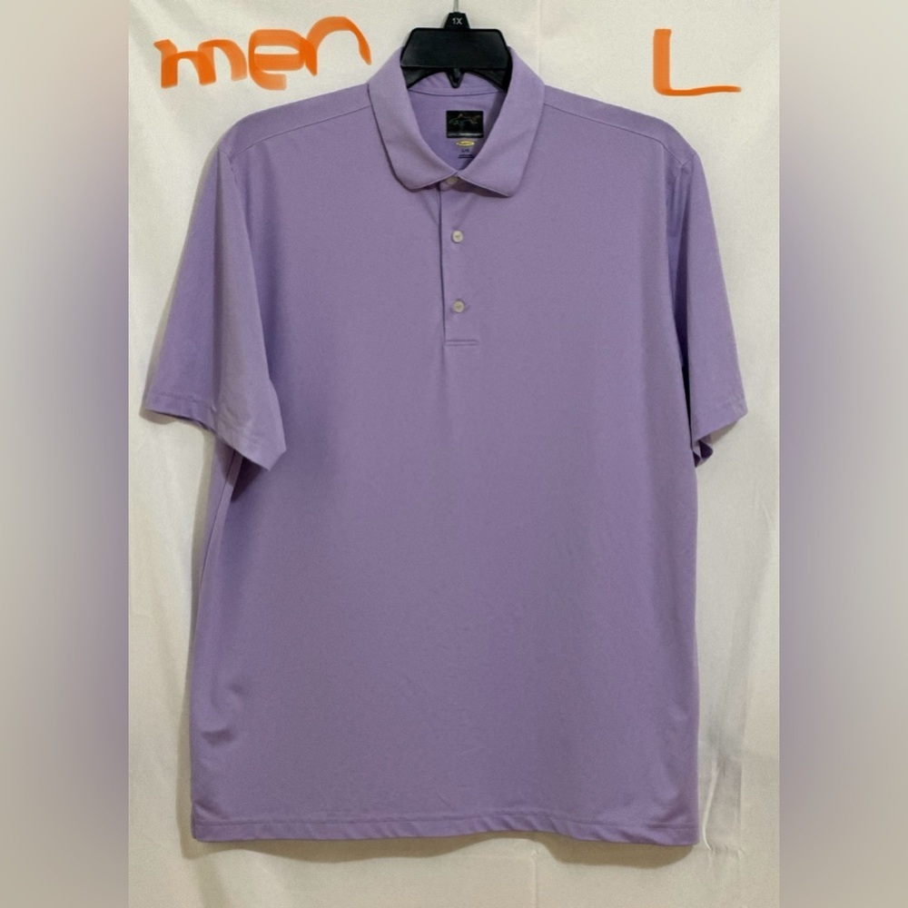 MENS PURPLE GREG NORMAN GOLF ⛳️ POLO